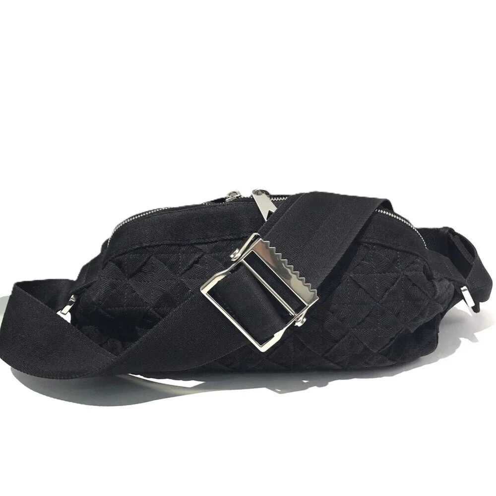 BOTTEGA VENETA Black Intrecciato Hobo Bag